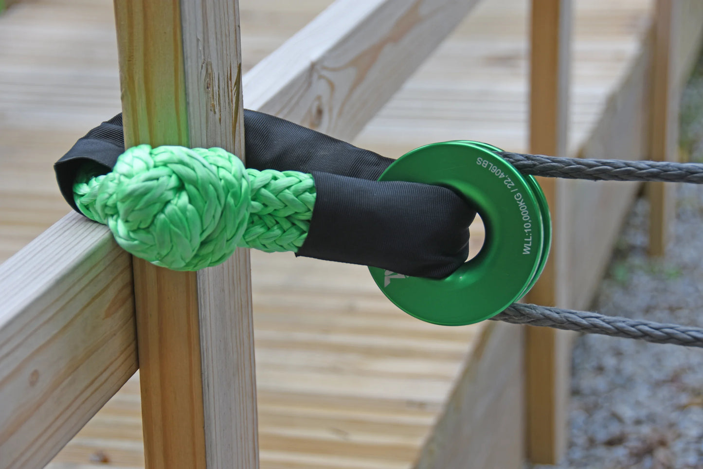 Recovery Ring Snatch Ring for Synthetic 3/8”~1/2” Winch Rope