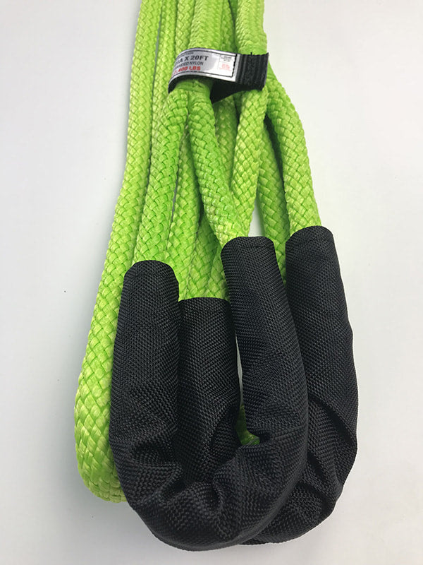 1/2″ X 20’ Kinetic Recovery Rope | 20′ | 7,400# Breaking Strength